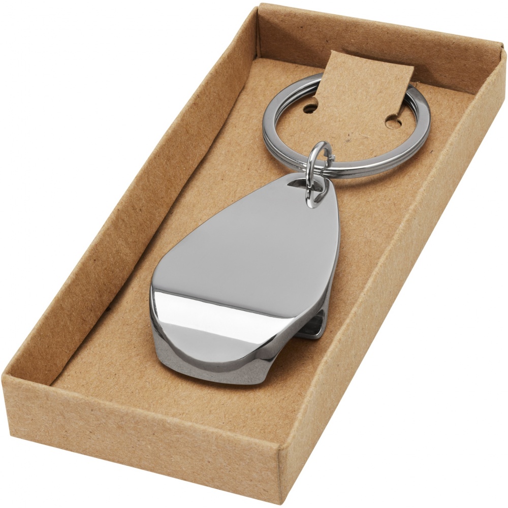 Logo trade promotional giveaways picture of: Don bottle opener keychain