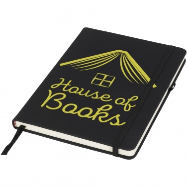 Logo trade promotional items image of: Noir medium notebook