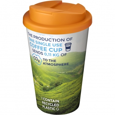 Logo trade promotional giveaway photo of: Brite-Americano® 350 ml tumbler with spill-proof lid