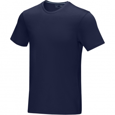 Logo trade corporate gifts image of: Azurite short sleeve men’s organic t-shirt