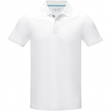 Logo trade advertising products picture of: Graphite short sleeve men’s organic polo