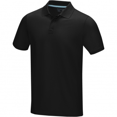 Logo trade promotional merchandise image of: Graphite short sleeve men’s organic polo