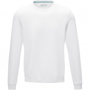 Logo trade promotional giveaway photo of: Jasper men’s organic recycled crewneck sweater