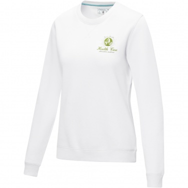 Logotrade promotional giveaways photo of: Jasper women’s organic recycled crewneck sweater