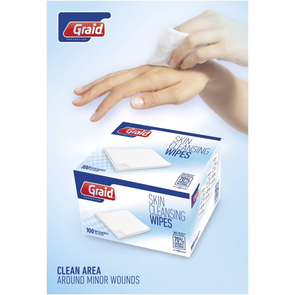 Logo trade advertising product photo of: Elisabeth cleansing wipes