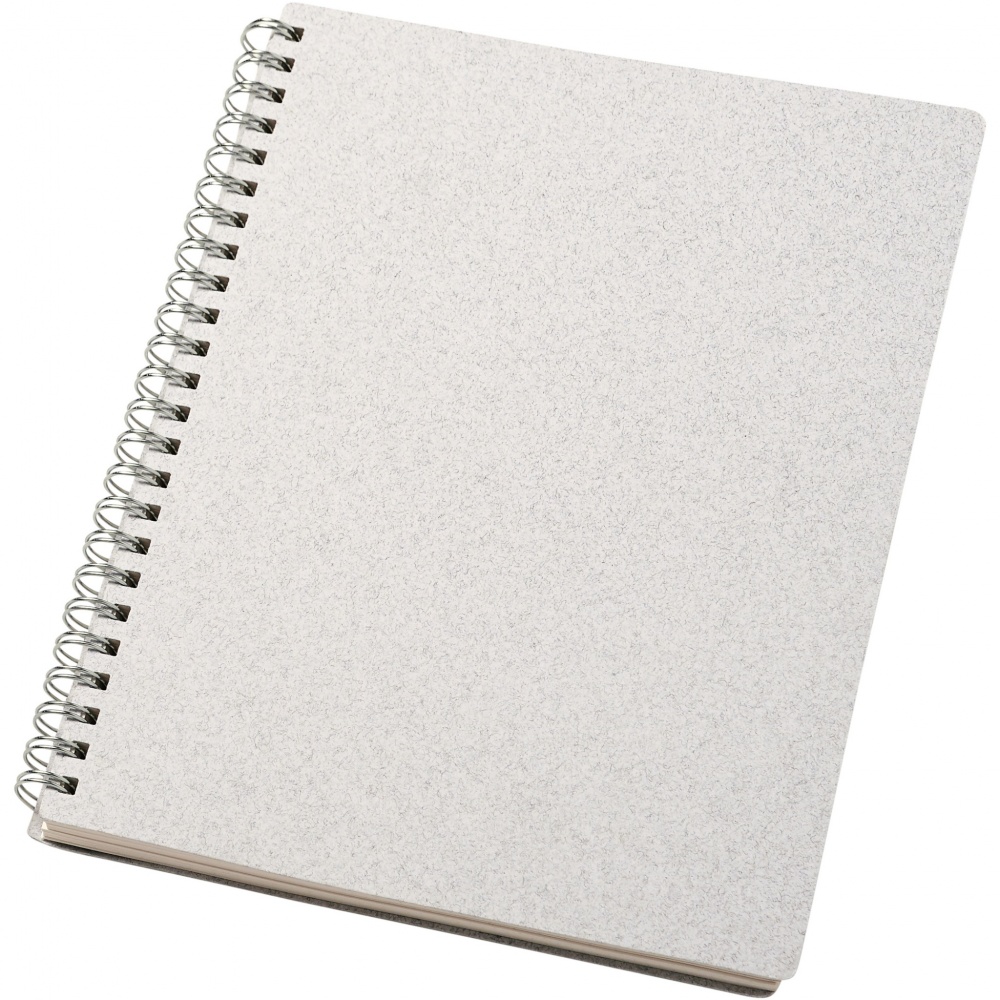 Logotrade advertising product image of: Bianco A5 size wire-o notebook