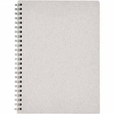Logo trade promotional products picture of: Bianco A5 size wire-o notebook