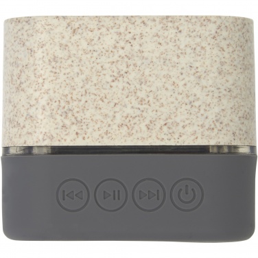 Logo trade business gift photo of: Aira wheat straw Bluetooth® speaker