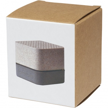 Logo trade promotional merchandise photo of: Aira wheat straw Bluetooth® speaker