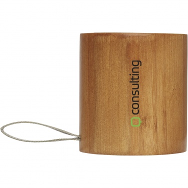 Logo trade promotional giveaways image of: Lako bamboo Bluetooth® speaker 