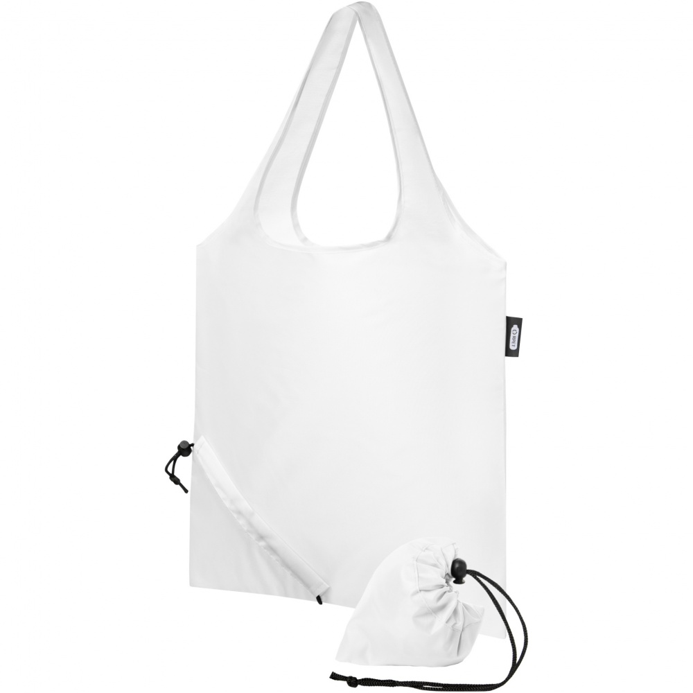 Logo trade promotional merchandise photo of: Sabia RPET foldable tote bag 7L