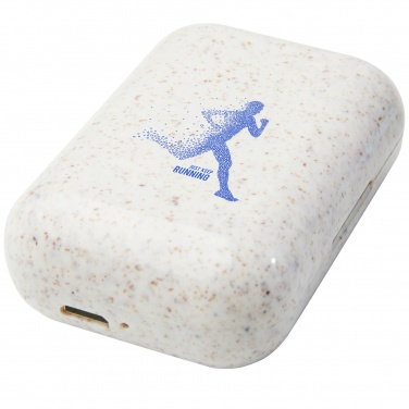 Logo trade promotional products picture of: Nantai wheat straw True Wireless earbuds
