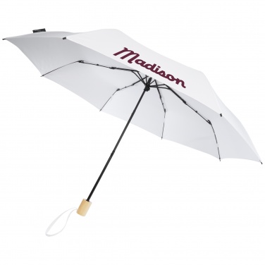 Logotrade promotional product image of: Birgit 21'' foldable windproof recycled PET umbrella