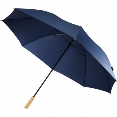 Logo trade promotional gifts image of: Romee 30'' windproof recycled PET golf umbrella