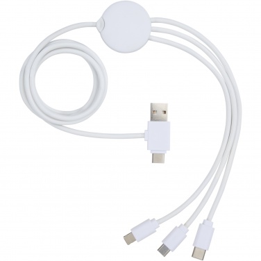 Logo trade promotional gift photo of: Pure 5-in-1 charging cable with antibacterial additive