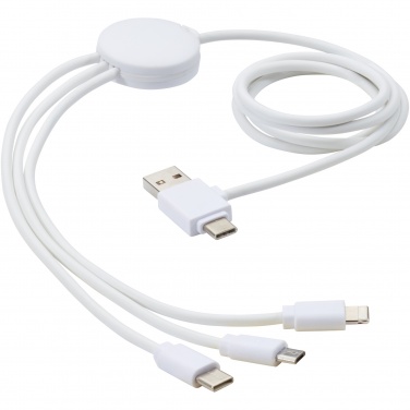 Logotrade promotional merchandise photo of: Pure 5-in-1 charging cable with antibacterial additive