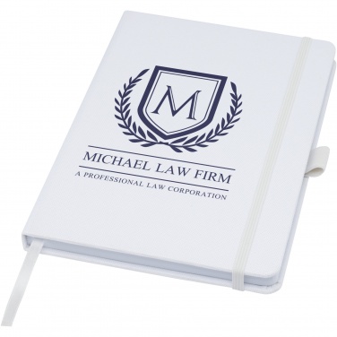 Logotrade corporate gift picture of: Honua A5 recycled paper notebook with recycled PET cover