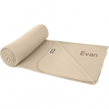 Logo trade promotional products picture of: Willow GRS RPET polar fleece blanket