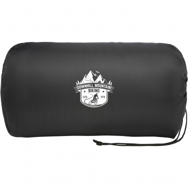Logo trade promotional merchandise picture of: Marigold GRS certified RPET polar fleece and sherpa blanket