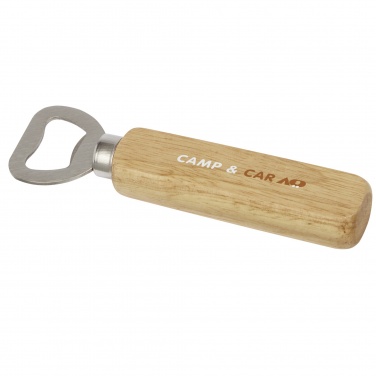 Logo trade promotional giveaways image of: Brama wooden bottle opener