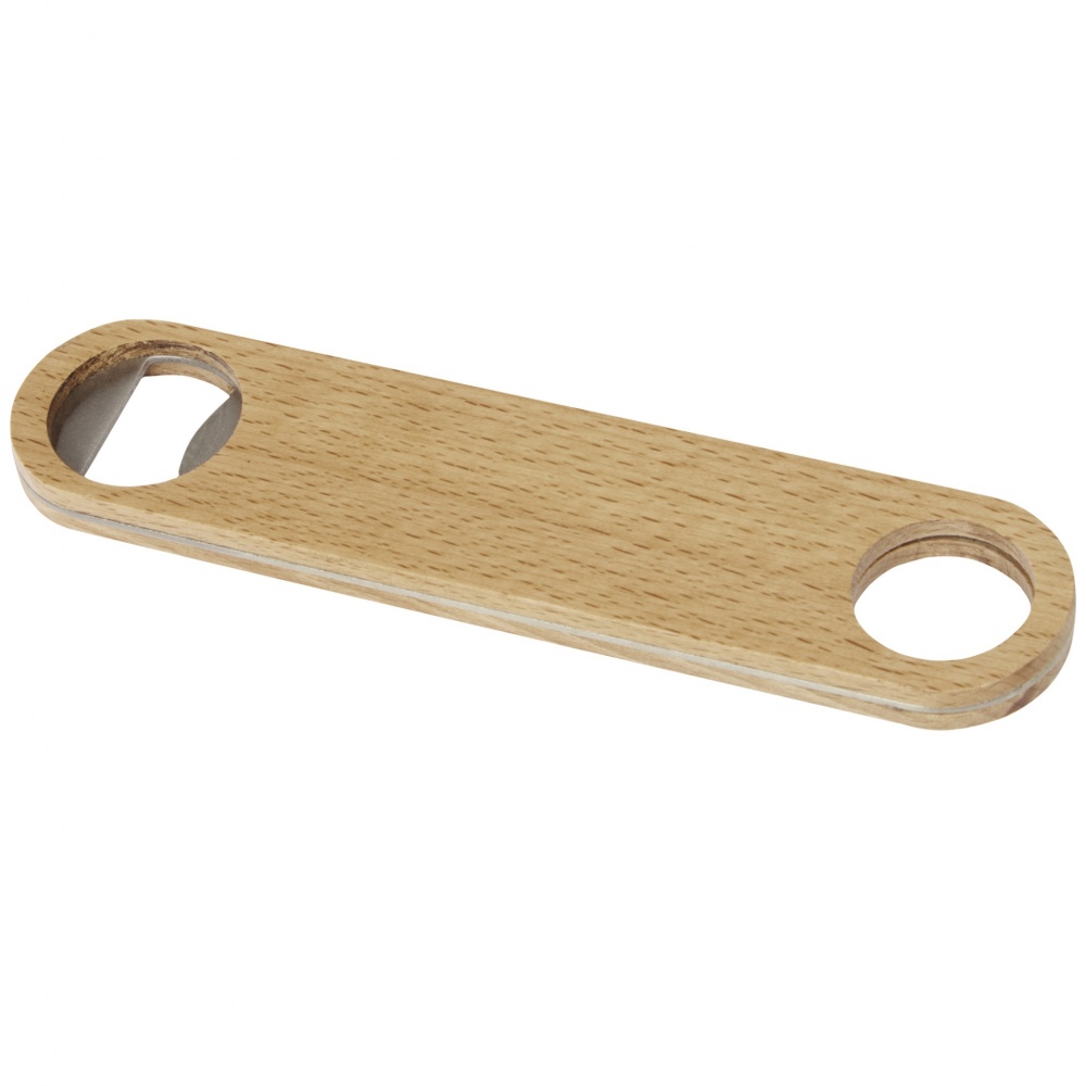 Logo trade promotional giveaway photo of: Origina wooden bottle opener