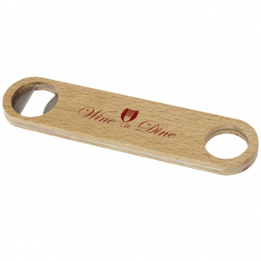 Logotrade promotional item image of: Origina wooden bottle opener