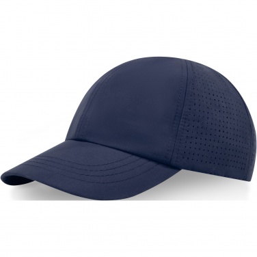 Logo trade business gifts image of: Mica 6 panel GRS recycled cool fit cap