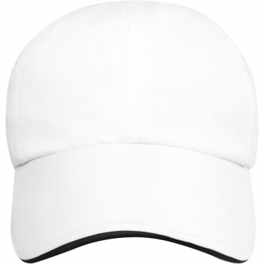 Logo trade promotional products image of: Morion 6 panel GRS recycled cool fit sandwich cap