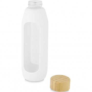 Logo trade promotional gift photo of: Tidan 600 ml borosilicate glass bottle with silicone grip