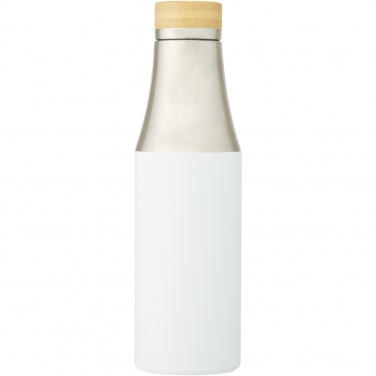 Logo trade promotional gift photo of: Hulan 540 ml copper vacuum insulated stainless steel bottle with bamboo lid
