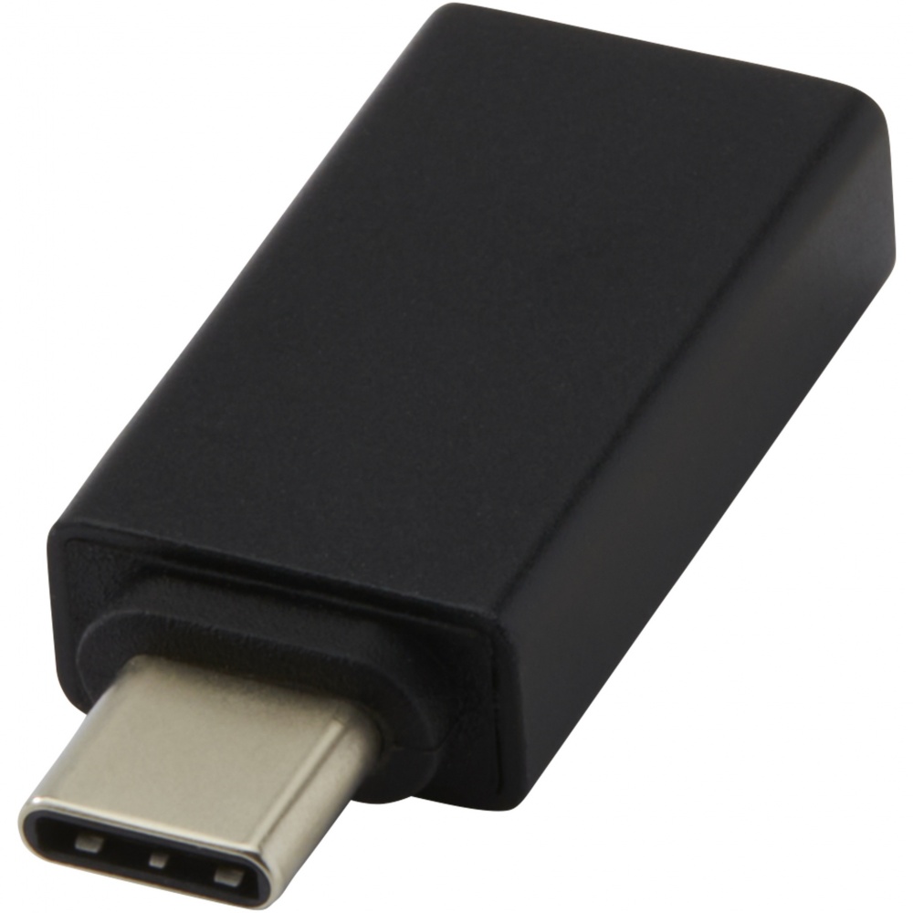 Logotrade promotional gift picture of: ADAPT aluminum USB-C to USB-A 3.0 adapter