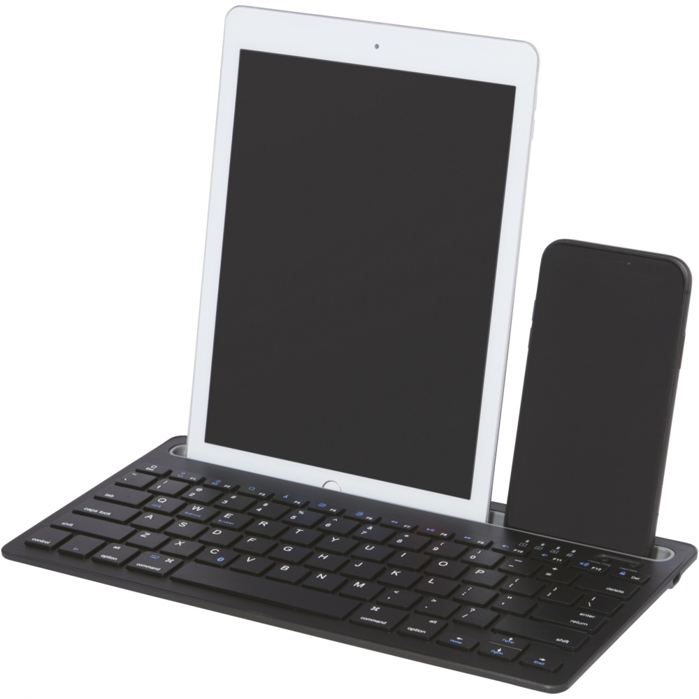 Logo trade promotional merchandise picture of: Hybrid multi-device keyboard with stand
