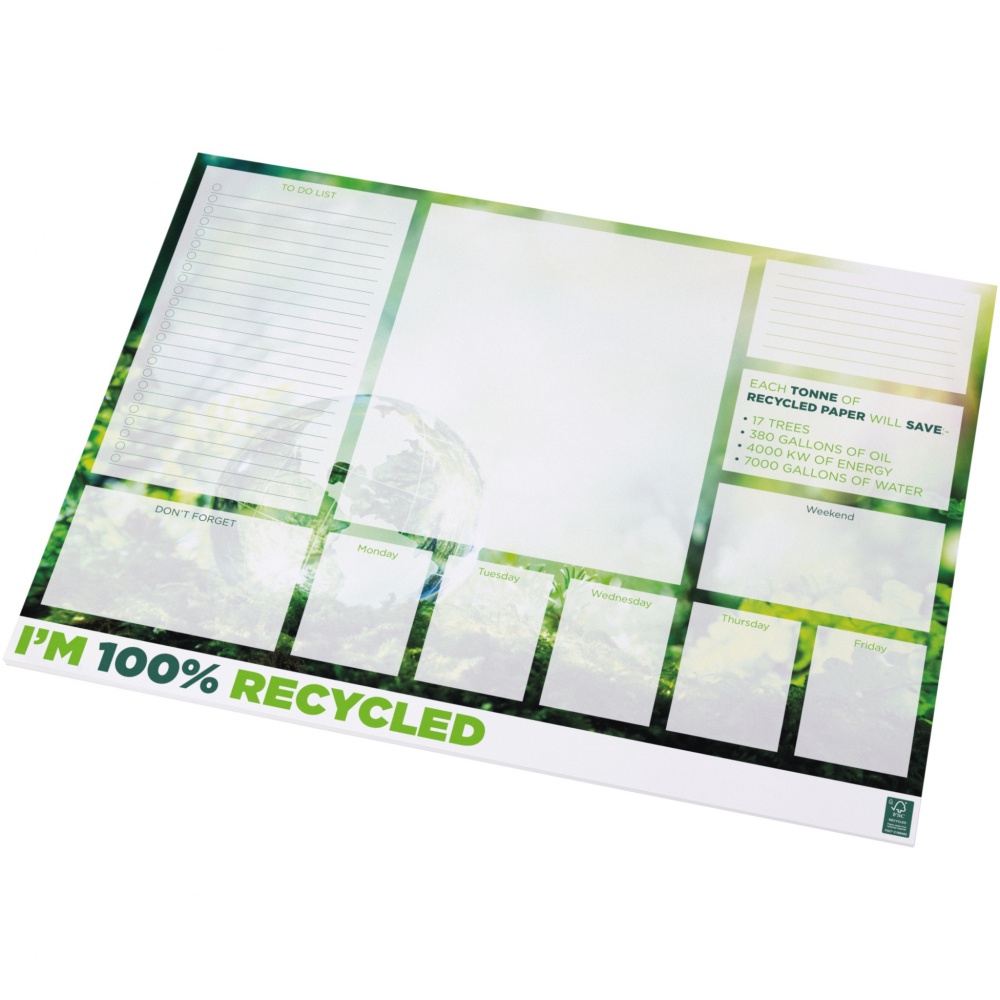 Logotrade corporate gift picture of: Desk-Mate® A2 recycled notepad