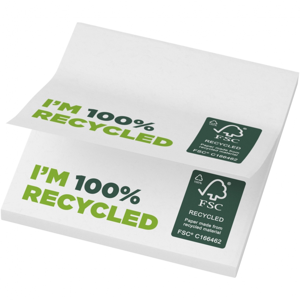 Logotrade promotional giveaway picture of: Sticky-Mate® recycled sticky notes 75 x 75 mm