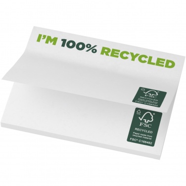 Logotrade promotional giveaway image of: Sticky-Mate® recycled sticky notes 100x75 mm