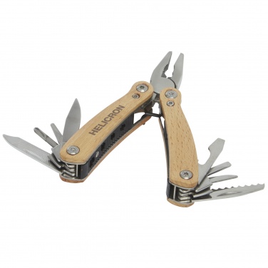 Logo trade business gift photo of: Anderson 12-function medium wooden multi-tool