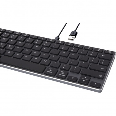 Logo trade corporate gifts picture of: Hybrid performance Bluetooth keyboard - QWERTY