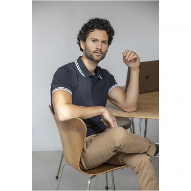 Logotrade corporate gift image of: Amarago short sleeve men's tipping polo