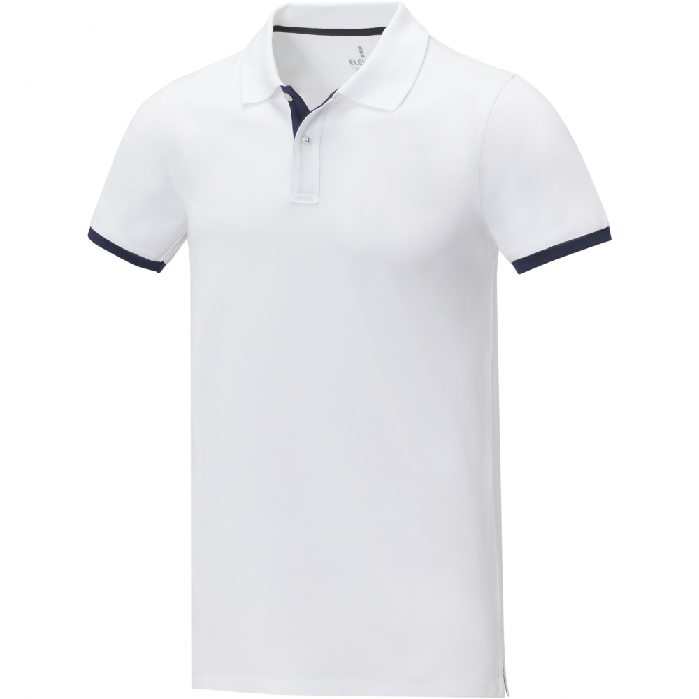 Logo trade business gift photo of: Morgan short sleeve men's duotone polo