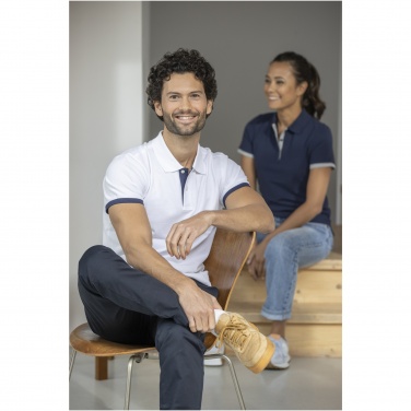 Logotrade promotional products photo of: Morgan short sleeve women's duotone polo