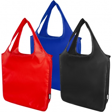 Logo trade promotional giveaway photo of: Ash RPET large foldable tote bag 14L