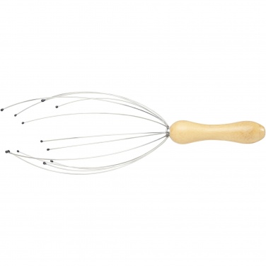 Logo trade promotional merchandise image of: Hator bamboo head massager