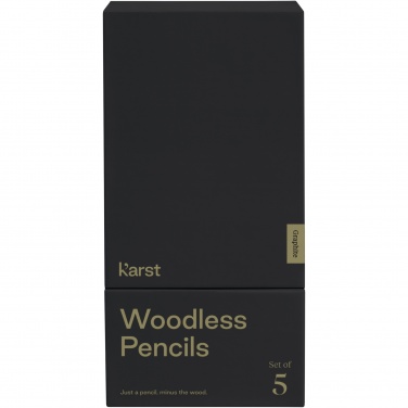 Logo trade promotional giveaways picture of: Karst® 5-pack 2B woodless graphite pencils