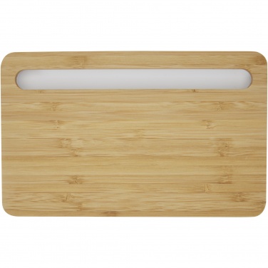 Logo trade promotional items image of: Medake 10W bamboo wireless charger