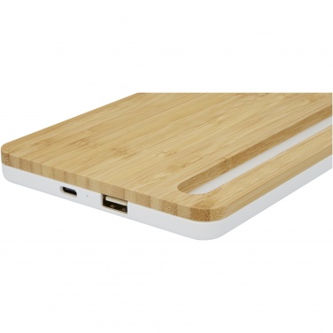 Logotrade business gift image of: Medake 10W bamboo wireless charger