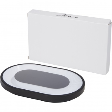 Logo trade promotional products image of: Ray wireless charging pad with RGB mood light