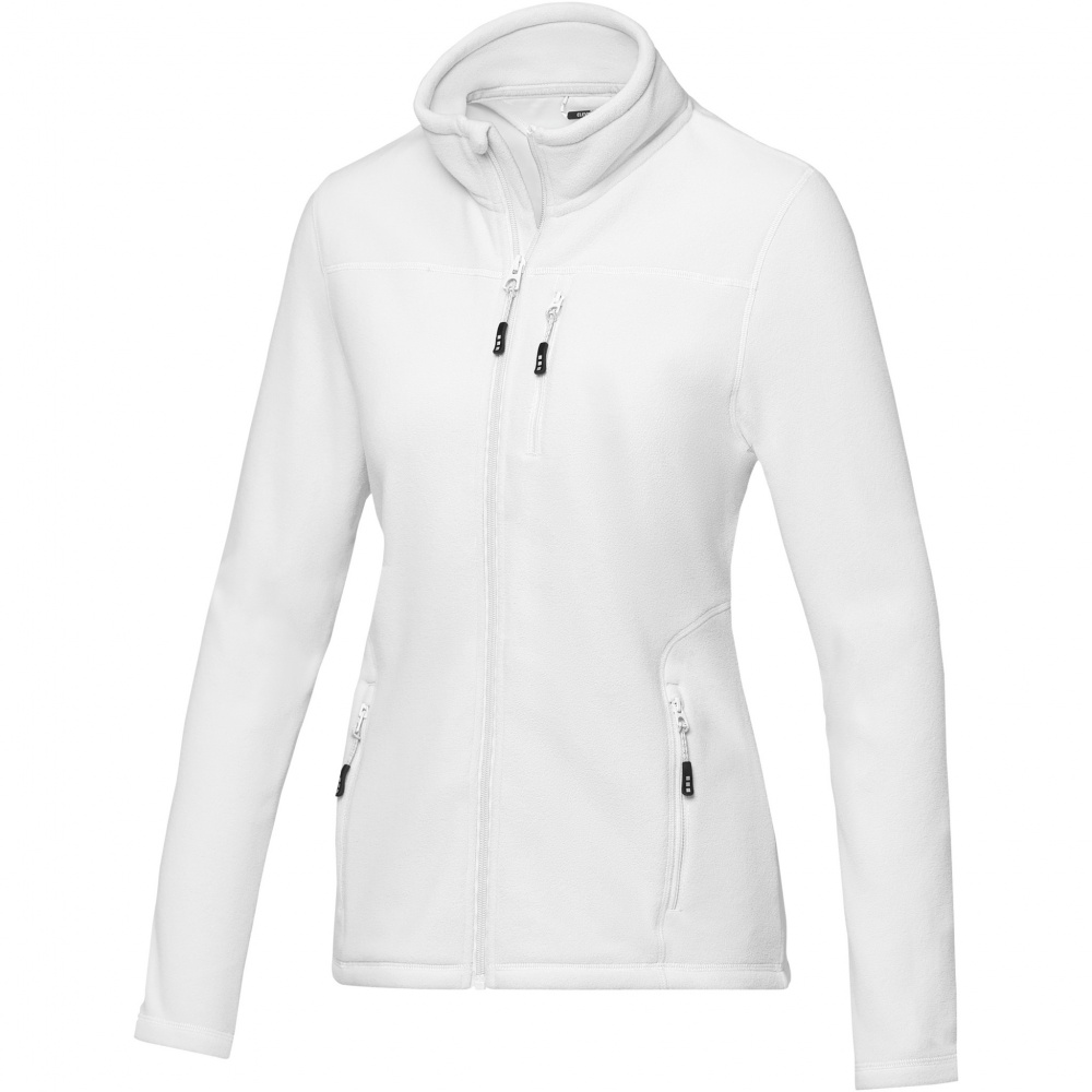 Logotrade corporate gift image of: Amber women's GRS recycled full zip fleece jacket