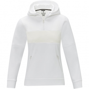 Logo trade promotional products image of: Sayan women's half zip anorak hooded sweater
