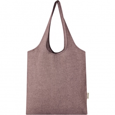 Logo trade advertising product photo of: Pheebs 150 g/m² recycled cotton trendy tote bag 7L