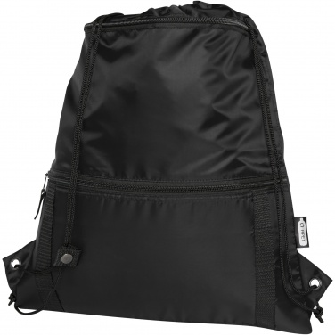 Logo trade promotional merchandise image of: Adventure recycled insulated drawstring bag 9L